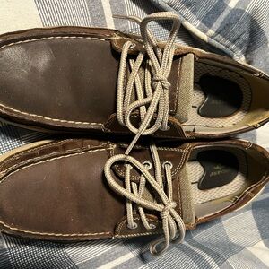 Dockers Beacon Brown Leather Boat Shoes Men’s Sz 12